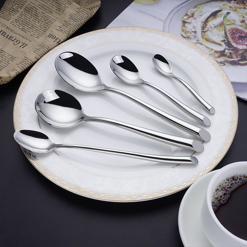 Korea Dinner Coffee Tea Dessert 10 Pcs Stainless Steel Spoon Fork Knife Silverware Cutlery Wedding Flatware Set