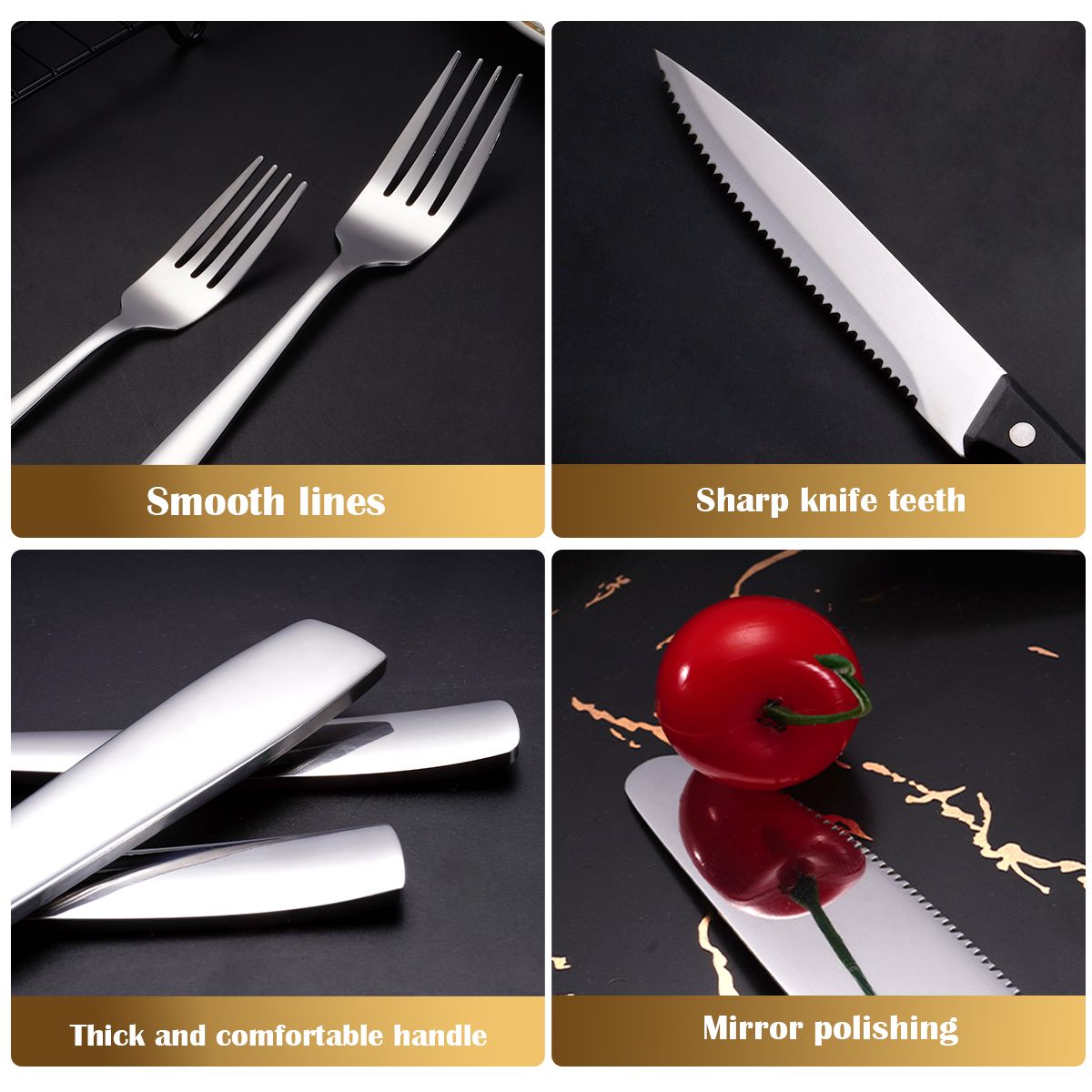 Silverware Silver Spoon Set Flatware Sets Oneida Spoons Factory Manufacturer Supplier Cutlery