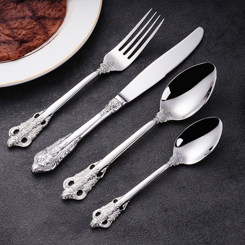 Flatware 18 10 Spoons And Forks Yogurt Bulk Silverware Wholesale Cutlery Sets