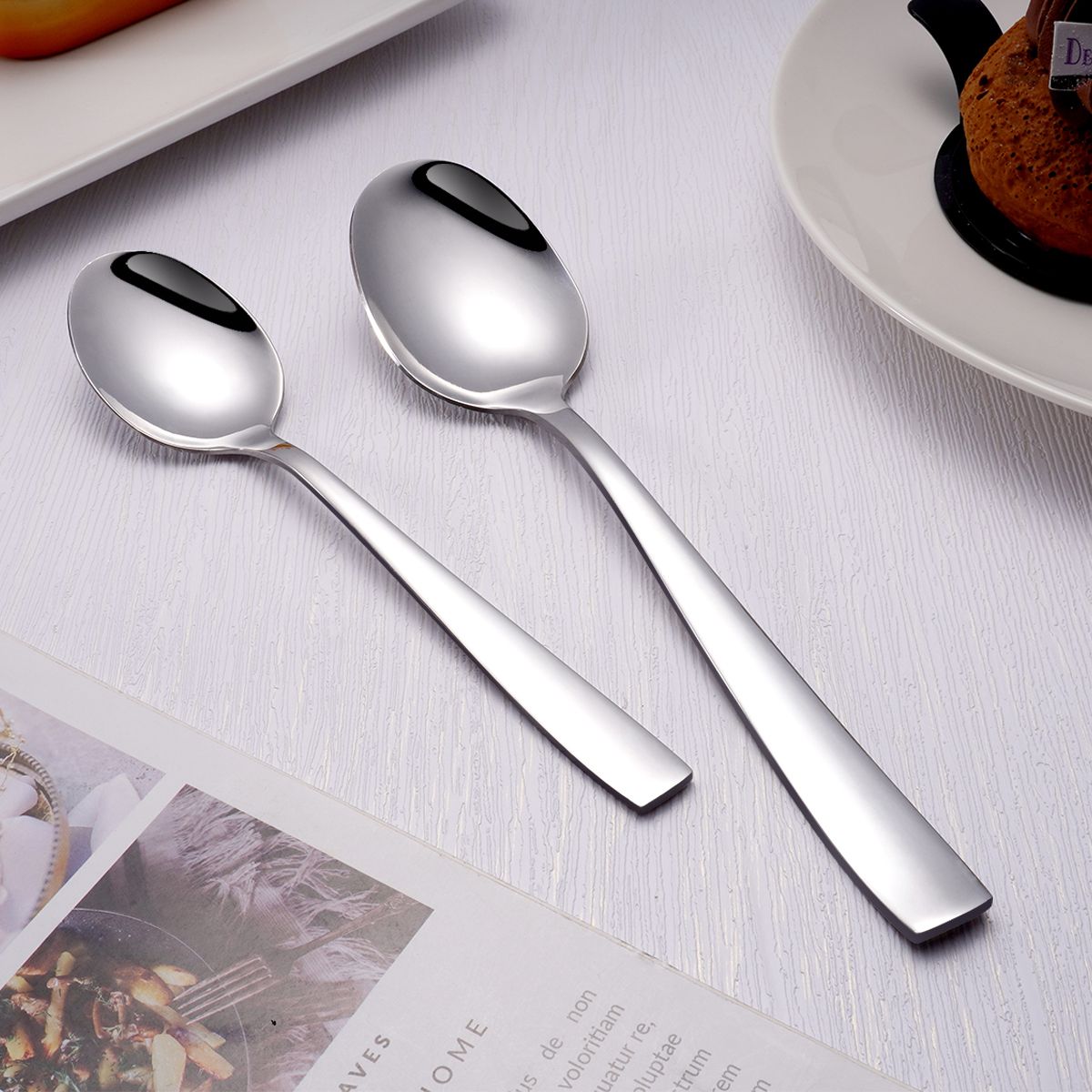 Wedding Spoons Cheap Silverware Rada Cutlery Wholesale Gold Flatware Bulk