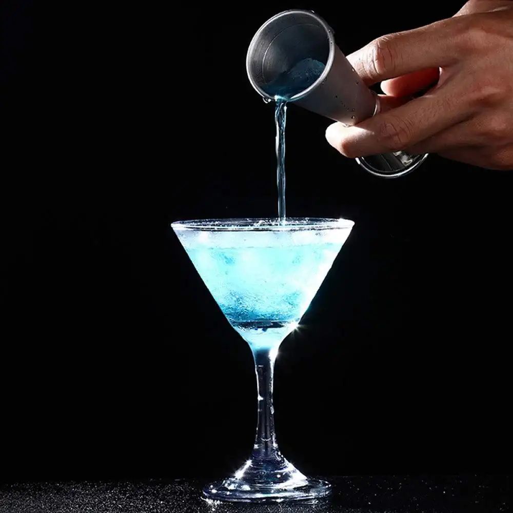 Mini Bartender Wine Measuring Cup Whiskey Stainless Steel Rolling Bar Cocktail Jigger