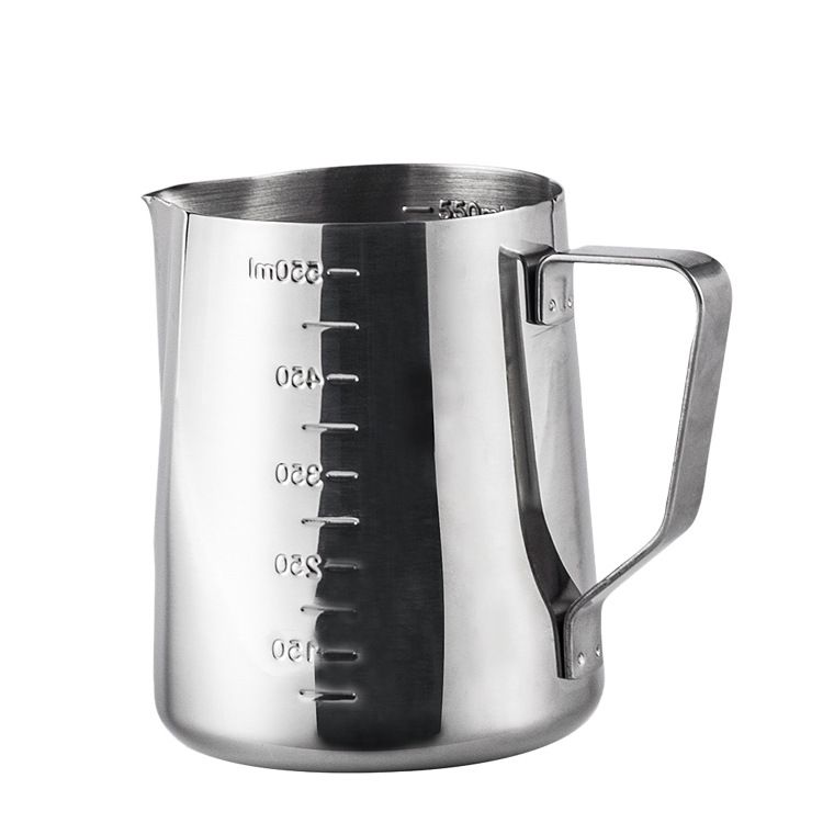 Custom Milk Frothing Pitchers Durable Stainless Steel Latte Art Coffee Milk Jug