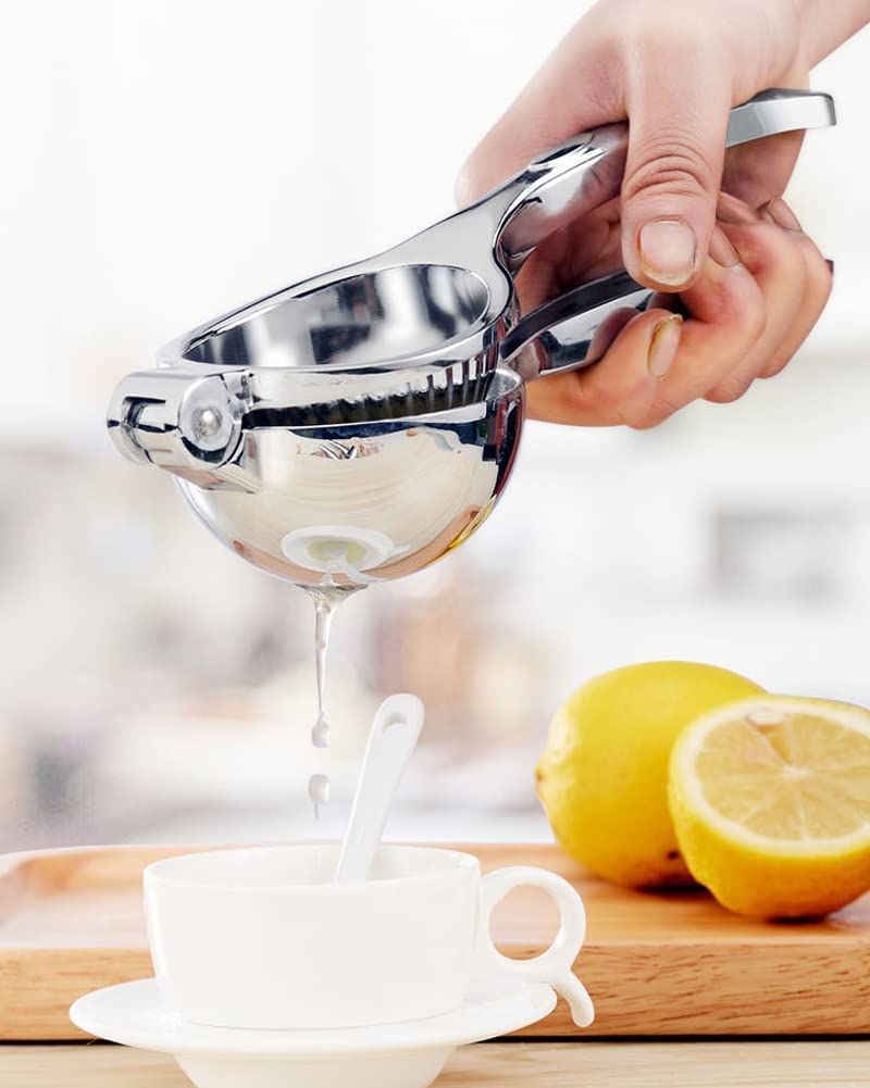 Kitchen Tools Aluminium Alloy Fruit 2 In 1 Hand Citrus Manual Stainless Steel Juicer Lemon Lime Squeezer