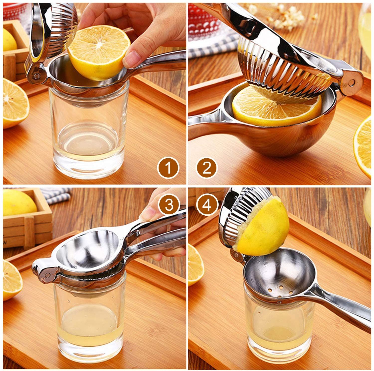 Stainless Steel Kitchen Tools Manual Orange Citrus Lemon Fruit Pomegranate Handheld Press Lime Juicer Squeeze