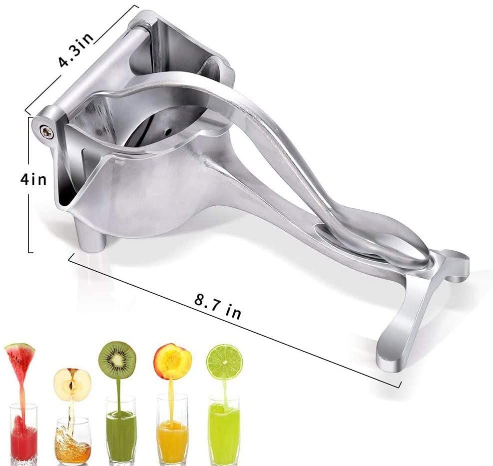 Manual Kitchen Tools Stainless Steel Fish Shape Hand Held Detachable Juicer Citrus Fruits Orange Press Lemon Lime Squeezer