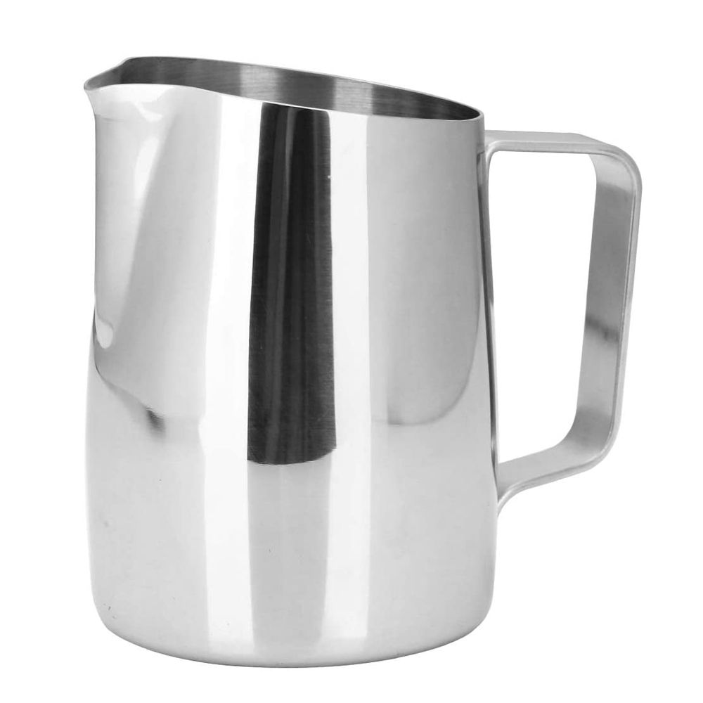 Stainless Steel Gallon Black Latte Maker Arab Sharp Spout Frothing Barista Coffee Frother Milk Jug Pitcher