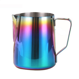 Customise Now Wholesale Latte Coffee Frothing Jug 350/600ml Stainless Steel Espresso Barista Milk Pitcher