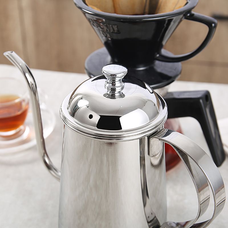 700ml Stainless Steel Gold Coating Pour Over Kettle - Stop Scorching Your Beans - Make Perfect Hand Drip Coffee Every Time