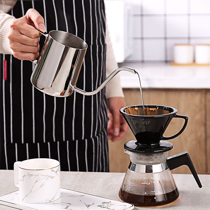 High quality Stainless Steel 304 Pour Over Drip Coffee Pot gooseneck kettle