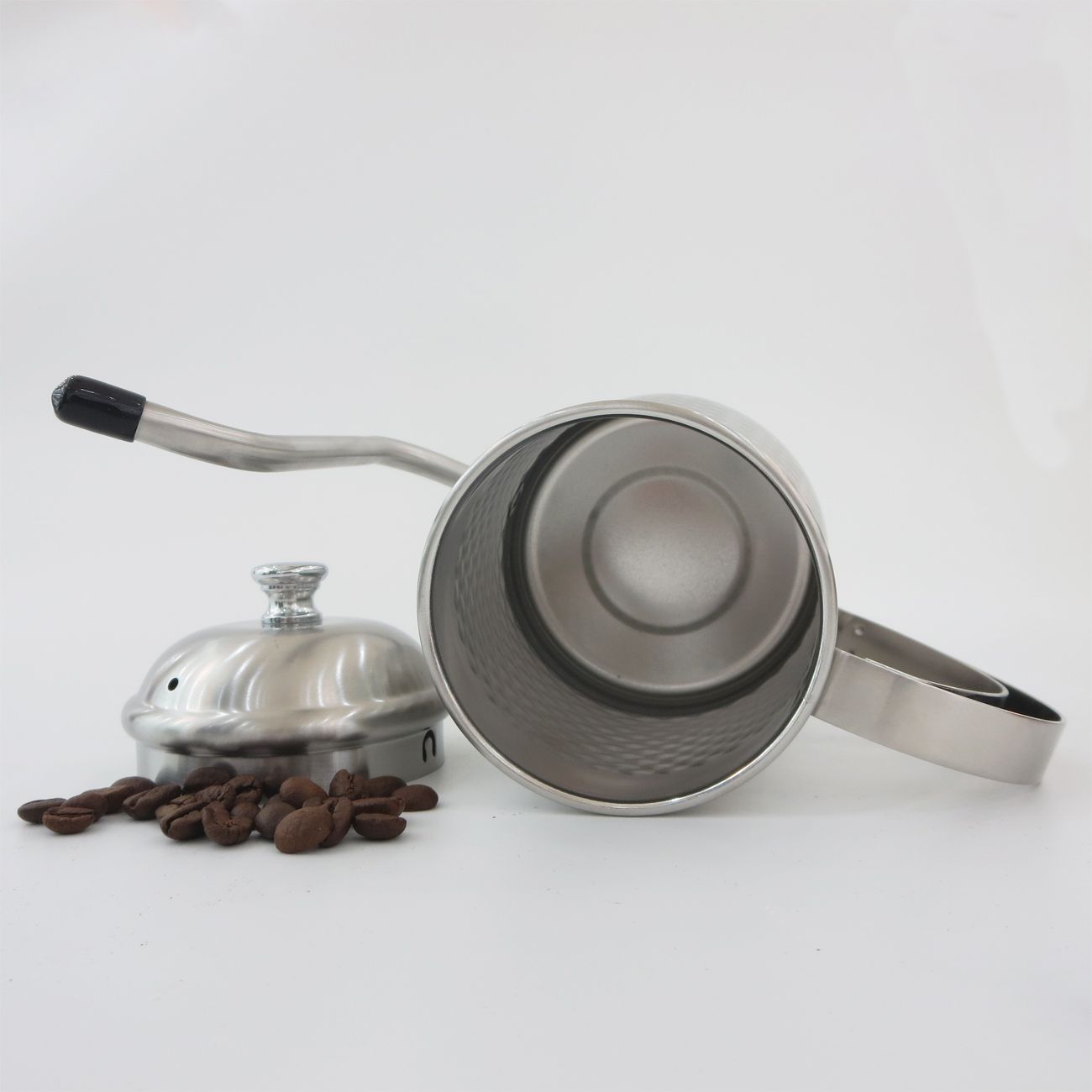 stainless steel pour over gooseneck coffee kettle 700ml