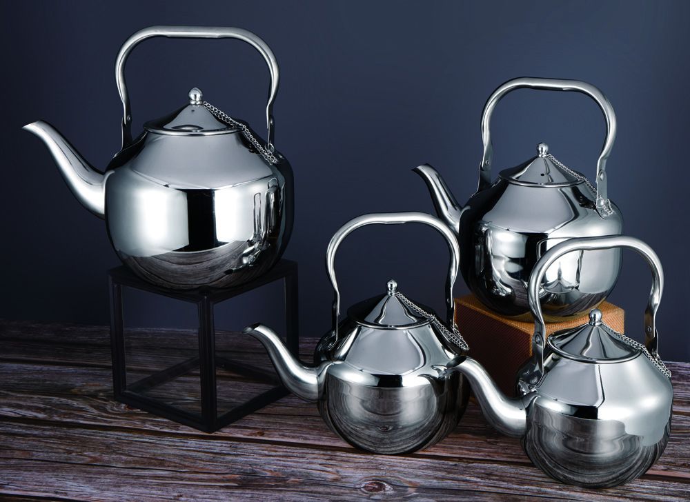 Tea Kettle Stovetop Whistling Teakettle Classic Teapot Stainless Steel Tea Pots