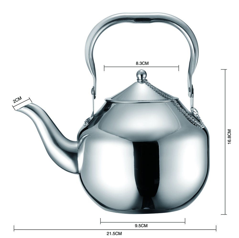 Tea Kettle Stovetop Whistling Teakettle Classic Teapot Stainless Steel Tea Pots