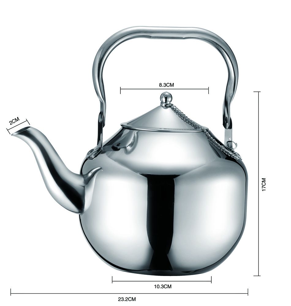 Tea Kettle Stovetop Whistling Teakettle Classic Teapot Stainless Steel Tea Pots