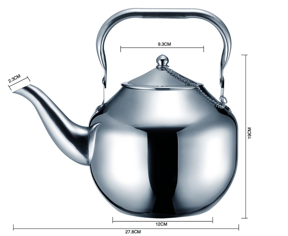 Tea Kettle Stovetop Whistling Teakettle Classic Teapot Stainless Steel Tea Pots