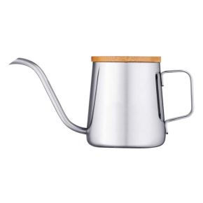 Stainless Steel Coffee Pot Pour Over Coffee Tea Kettle Pot with Long Narrow Spout for Home Gooseneck Coffee Pour Over Kettle Gooseneck Pitcher Kettle Thin Spout