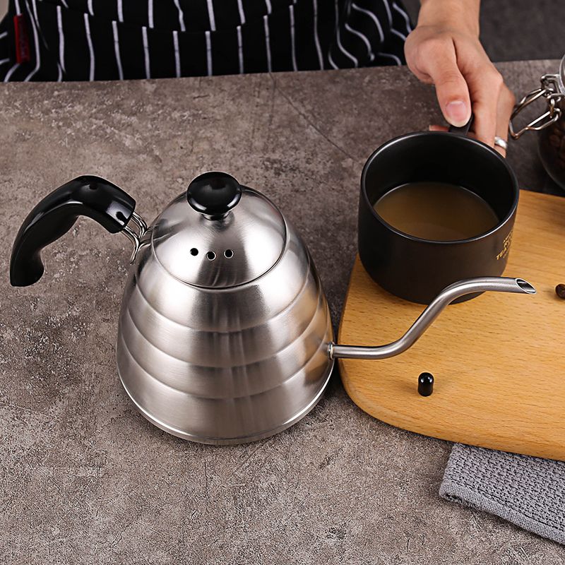 900ML Pour Over Stainless Steel Arabic Gooseneck Coffee Kettle For Barista