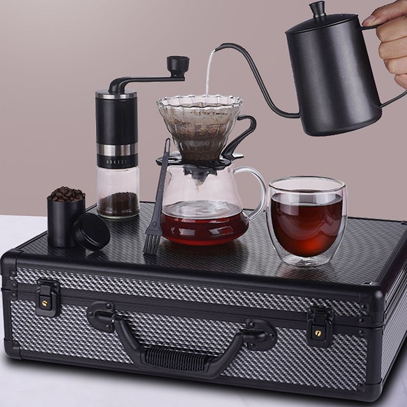 Wholesale V60 Coffee Kettle Grinder Gift Set Stainless Steel Pour Over Coffee Tools Travel Camping Portable Coffee Maker Set