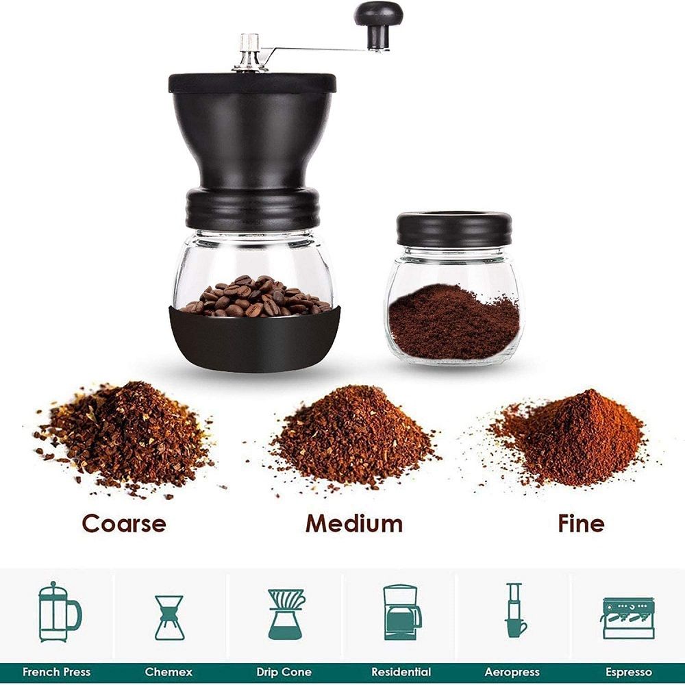 Professional Italian Espresso Burr Coffee Milling Wholesale Portable Commercial Manual Coffee Bean Hand Grinder