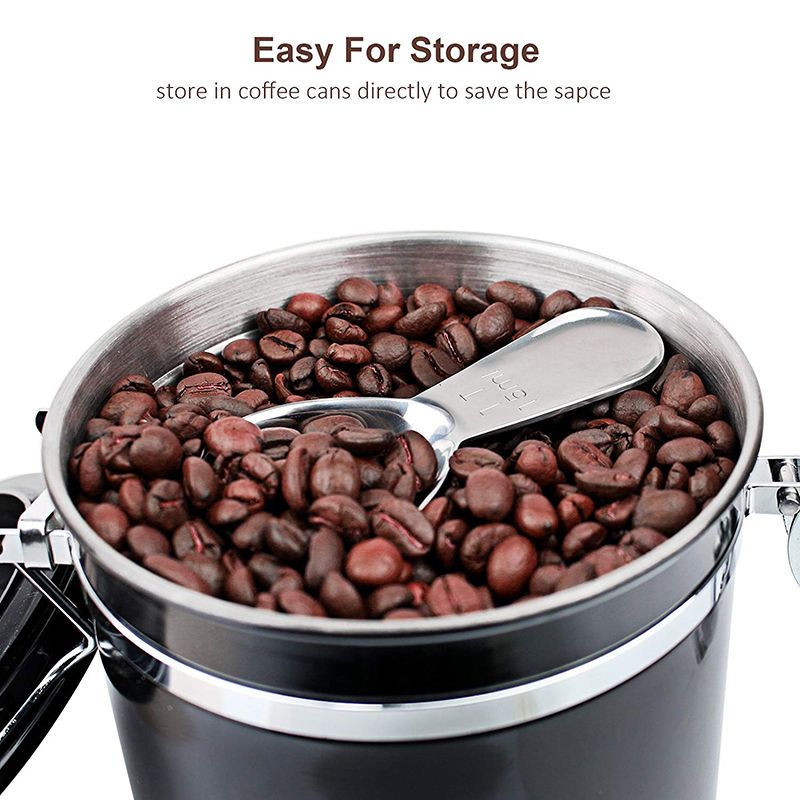 High Quality Metal Measuring Ice Spoon Single Unique Bulk Stainless Steel 304 Gold Espresso Coffee Bean Scoop